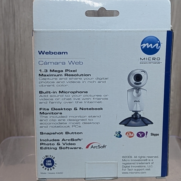 MICRO INNOVATIONS IC445C USB 2.0 WebCam - Picture 5 of 8